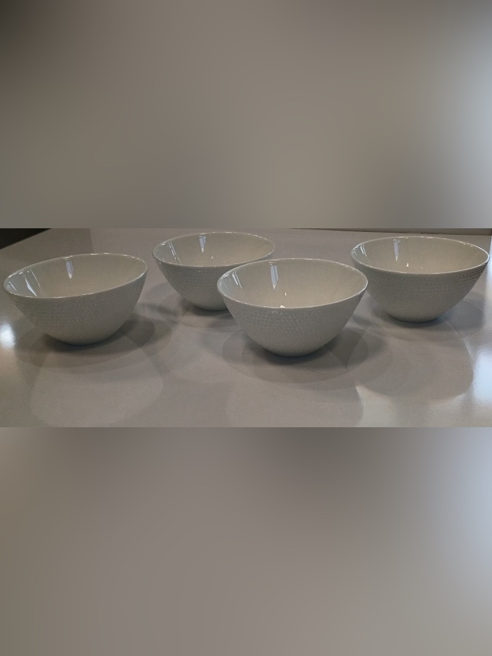 Wedgwood Gio Gio Dip Fine Bone China Bowl, 4.7 Inch, Set of 4, NEW